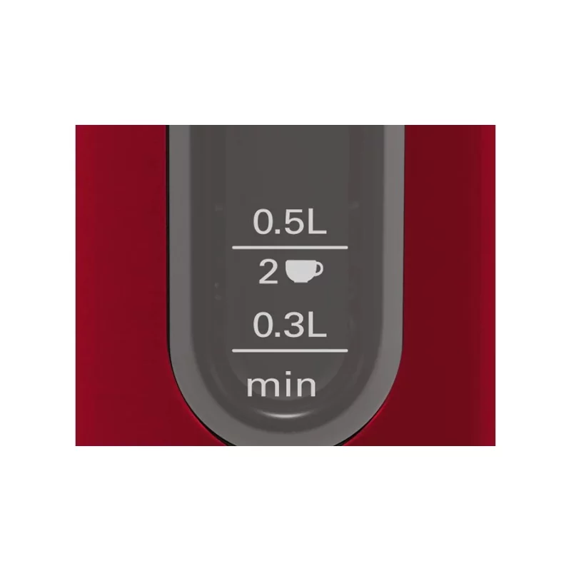 Kontrolsat - Jarro Bosch DesignLine - 1,7 L - Vermelho - TWK-4-P-434
