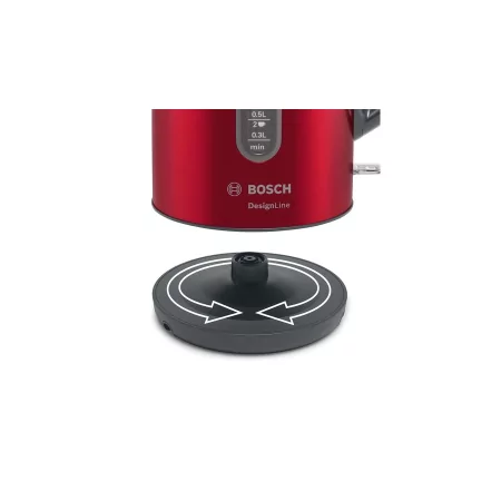 Kontrolsat - Jarro Bosch DesignLine - 1,7 L - Vermelho - TWK-4-P-434 Kontrolsat - Jarro Bosch DesignLine - 1,7 L - Vermelho - TWK-4-P-434