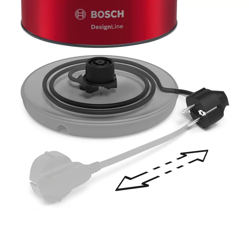 Kontrolsat - Bosch DesignLine Jug - 1.7 L - Red - TWK-3-P-424