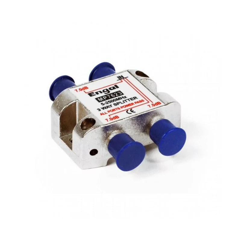 3-way splitter- 4-2400Mhz-7.0dB- AXIL
