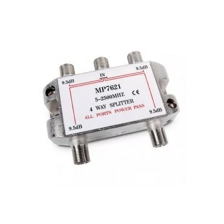 Repartidor 4 vias - 5 - 2400Mhz - 9.5dB - AXIL
