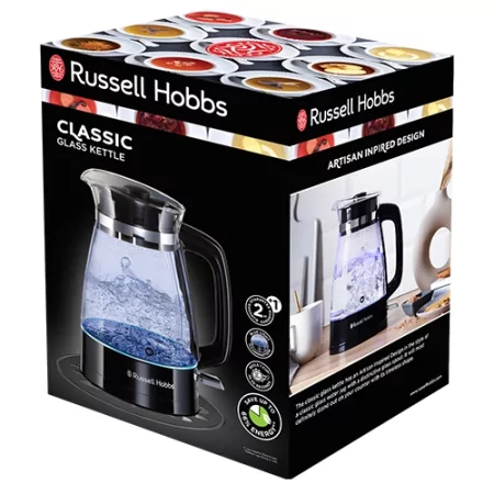 Kontrolsat - Jarro Elétrico Glass Classic - Russell Hobbs