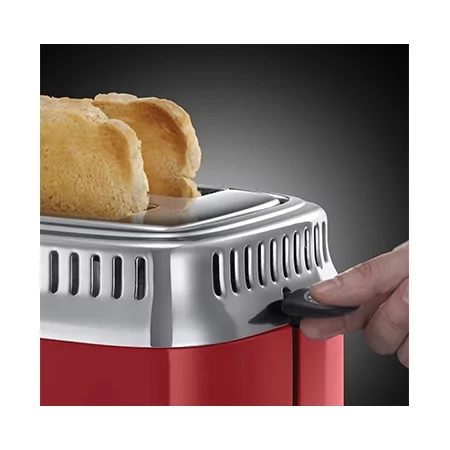 Kontrolsat - Retro Ribbon Red 2 Slice Toaster - Russell Hobbs