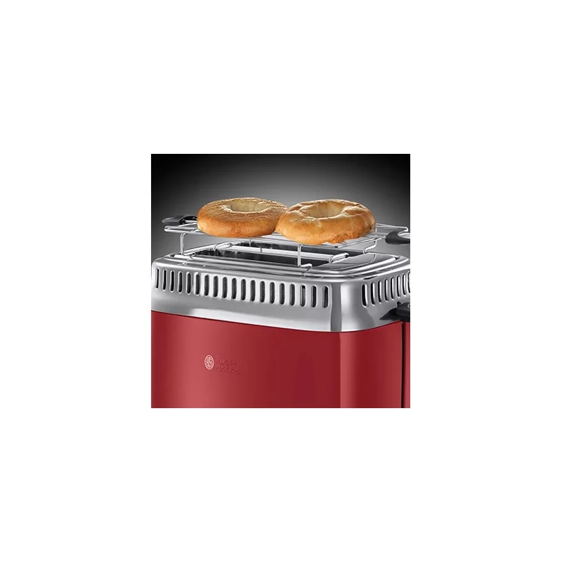 Kontrolsat - Retro Ribbon Red 2 Slice Toaster - Russell Hobbs