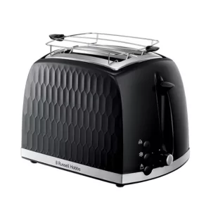 Kontrolsat - Torradeira para 2 Fatias Honeycomb Black - Russell Hobbs