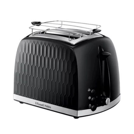 Kontrolsat - Honeycomb Black 2-Slice Toaster - Russell Hobbs