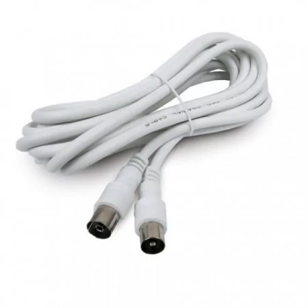 Cabo Prolongador Antena Engel AXIL MP0579A (2.5m - Bolsa - Branco)