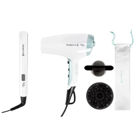 Kontrolsat - Kit Secador + Alisador Remington Shine Therapy - S8500GP Kontrolsat - Kit Secador + Alisador Remington Shine Therapy - S8500GP