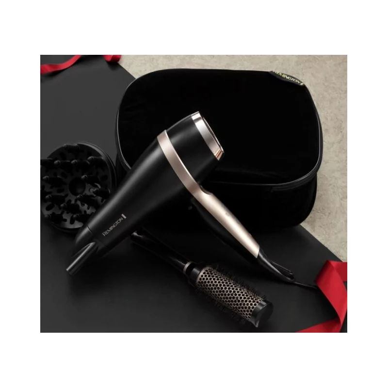 Kontrolsat - Remington Salon Smooth Hairdryer + Brush Kit - D6940GP