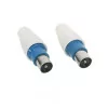 Conector de Antena IEC 9.52mm Macho - AXIL (Plástico)