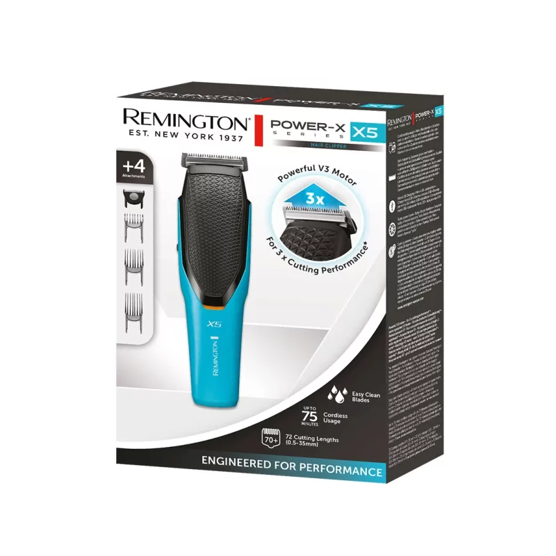 Kontrolsat - Máquina de Cortar Cabelo Remington Power X Series X5 - HC5000