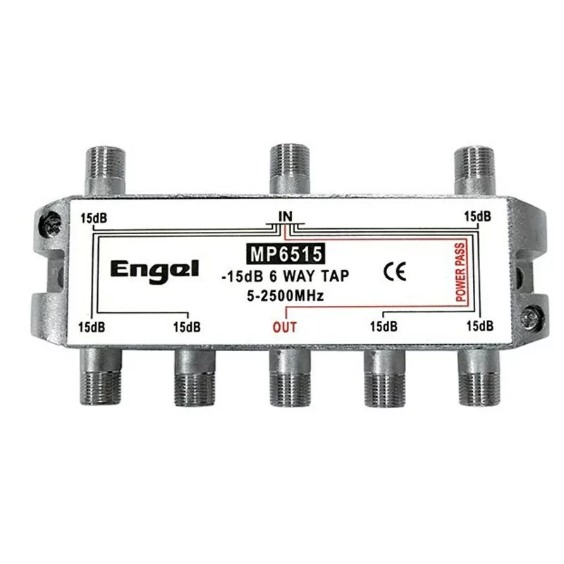 Splitter 6 outputs- 4-2400MHz-15dB- AXIL