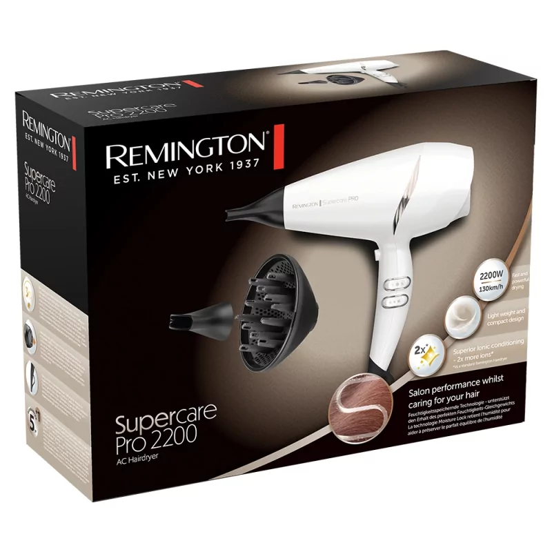 Kontrolsat - Secador de Cabelo Remington SuperCare Pro - AC7200W