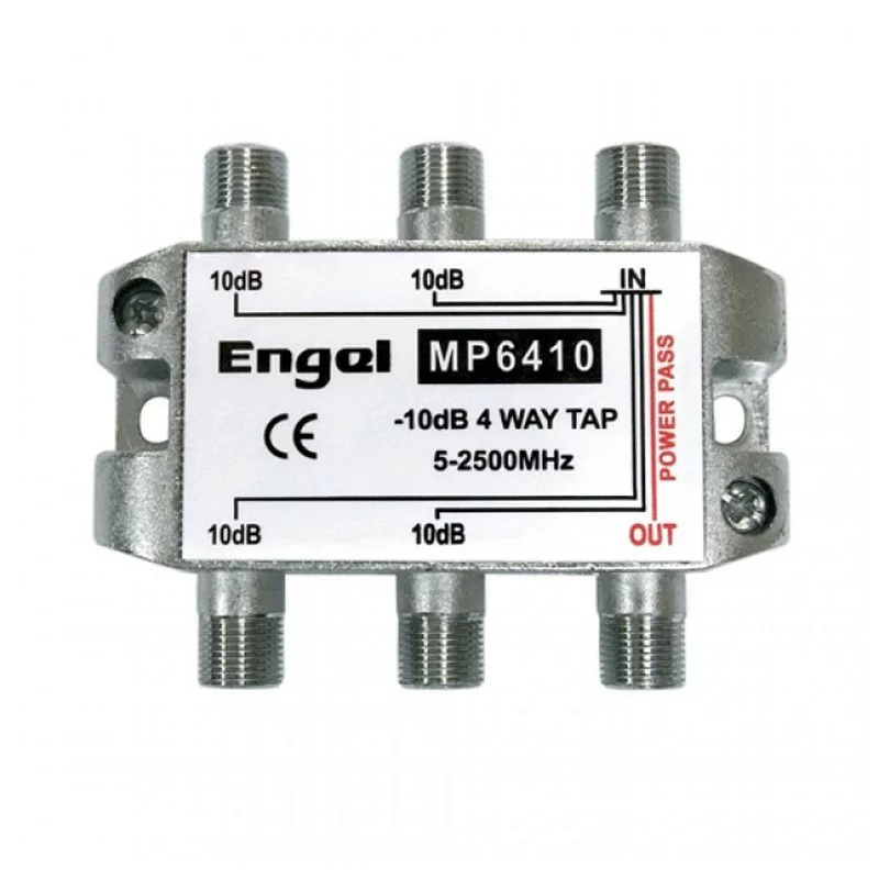 Repartidor 4 saídas- 5-2400Mhz-10dB- AXIL