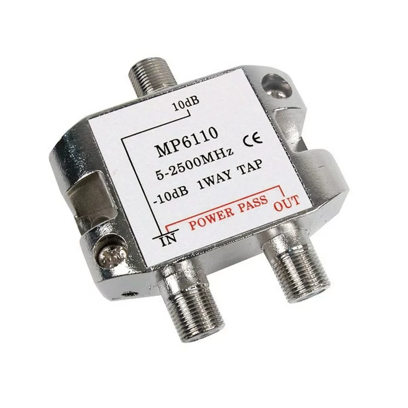 Repartidor 2 Saídas AXIL - 2400Mhz - 10dB - MP6110 Repartidor 2 Saídas AXIL - 2400Mhz - 10dB - MP6110
