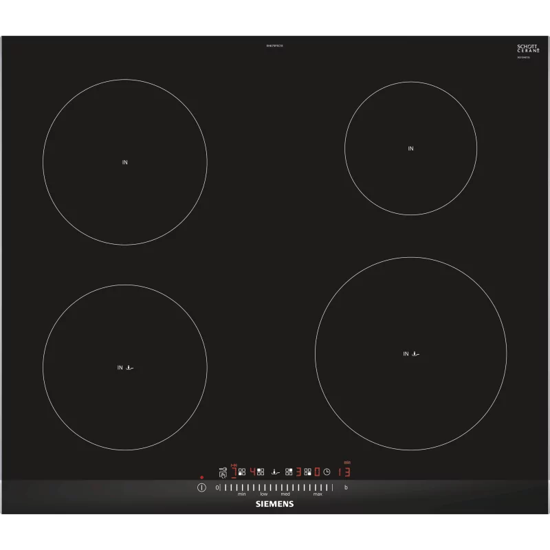 Kontrolsat - SIEMENS Induction Hob EH675FEC1E (Electric - 60 cm - Black)