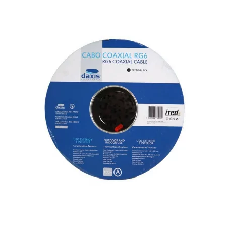 Daxis RG6 Coaxial Cable ed0317 - 100m ITED, Black
