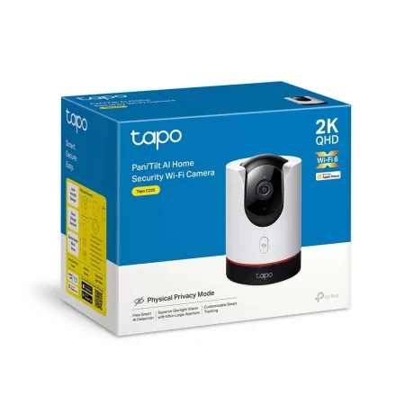 Kontrolsat - Câmara de Segurança Wi-Fi TP-Link - Tapo C225 Pan/Tilt AI 2K - Deteção de Pessoas / Animais