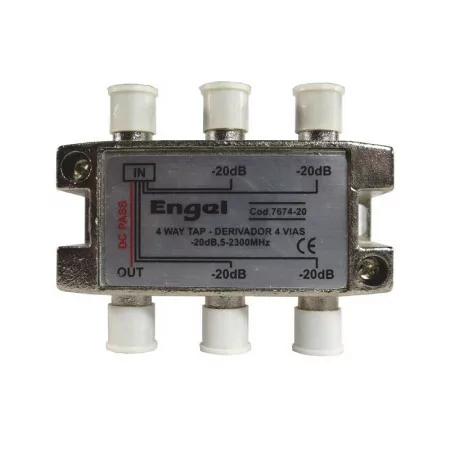 Splitter 4 outputs- 5-2300MHz-20dB- AXIL