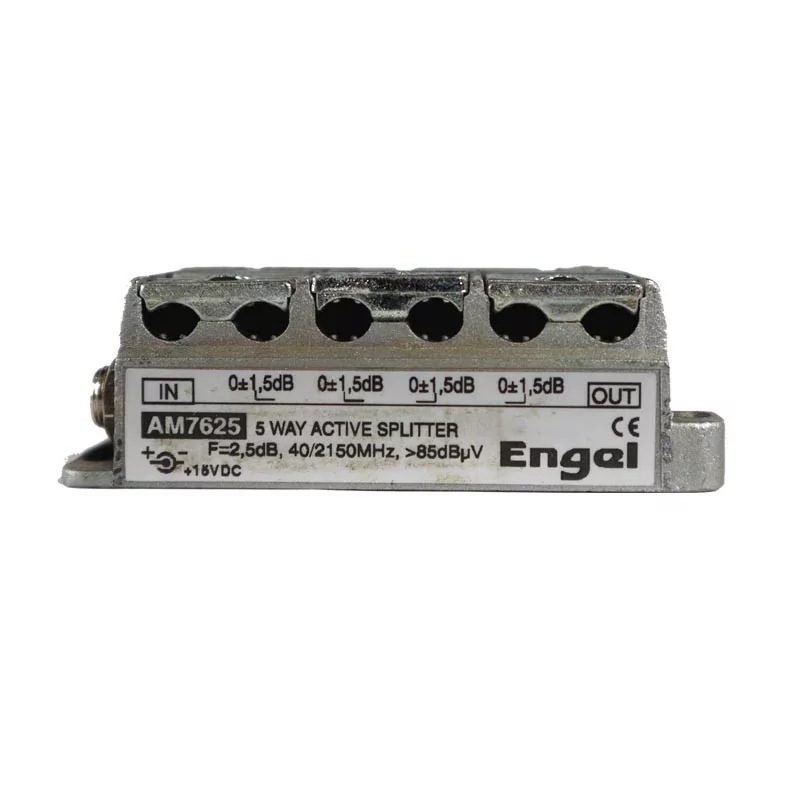 DISTRIBUIDOR ACTIVO 5 VIAS G0Db F2,5dB 15Vd