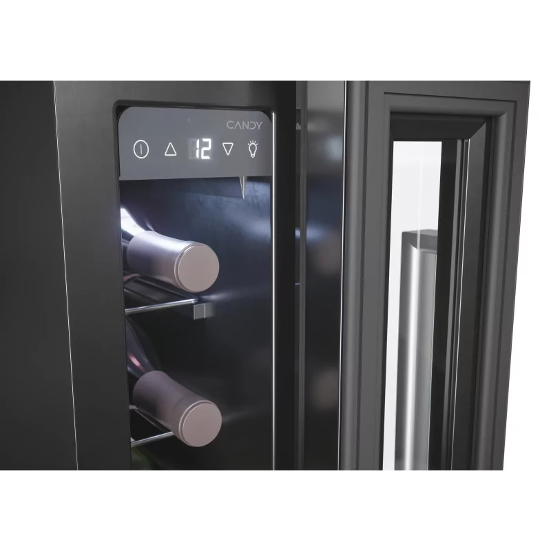 Kontrolsat - Cave de Vinho Candy - 7 Garrafas - Classe G - Preta - CCVB 15/1