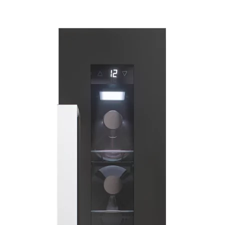 Kontrolsat - Cave de Vinho Candy - 7 Garrafas - Classe G - Preta - CCVB 15/1