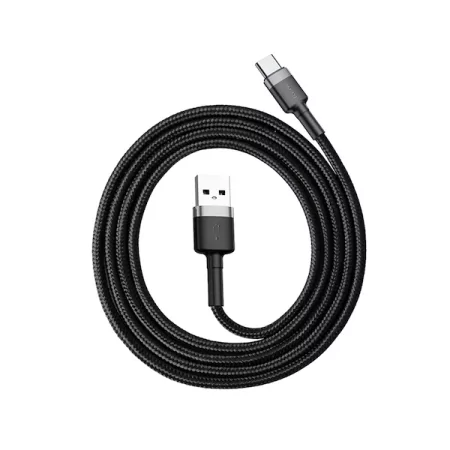 Kontrolsat - Cabo USB-A 2.0 / USB-C Baseus - 1M - Cinza/Preto