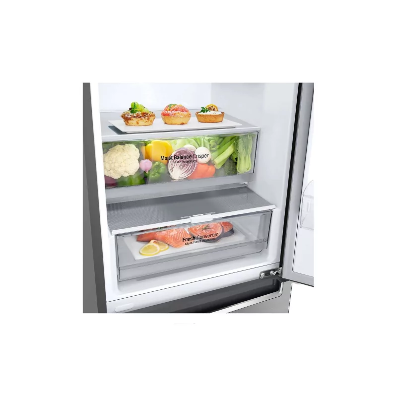 Kontrolsat - Frigorífico Combinado LG - GBB61PZGCN1 - 341L - (Inox / No Frost)