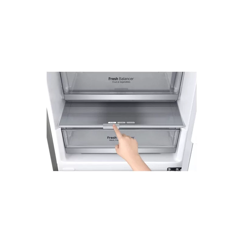 Kontrolsat - Frigorífico Combinado LG GBB92STBAP 384L Inox No Frost Wi-Fi