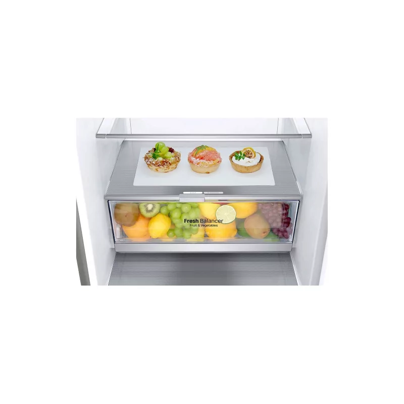 Kontrolsat - Frigorífico Combinado LG GBB92STBAP 384L Inox No Frost Wi-Fi