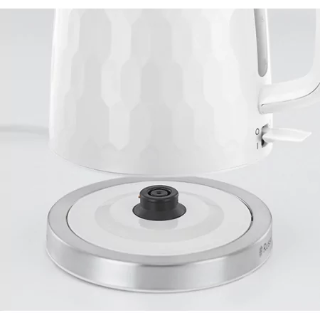 Kontrolsat - Jarro Eléctrico Russell Hobbs - Honeycomb Branco - 1,7L Kontrolsat - Jarro Eléctrico Russell Hobbs - Honeycomb Branco - 1,7L