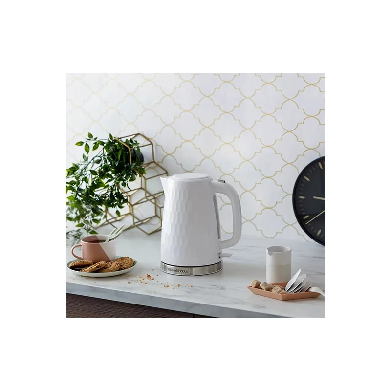 Kontrolsat - Russell Hobbs Kettle - Honeycomb White - 1.7L