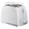 Kontrolsat - Honeycomb White 2-Slice Toaster - Russell Hobbs