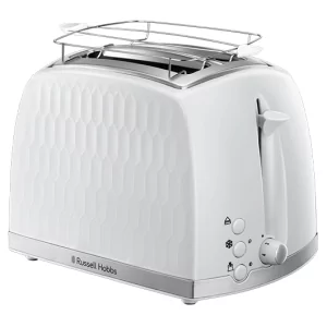 Kontrolsat - Torradeira para 2 Fatias Honeycomb White - Russell Hobbs