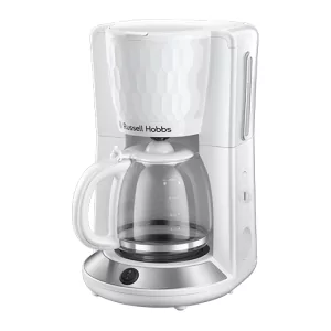 Kontrolsat - Honeycomb White Coffee Machine - Russell Hobbs