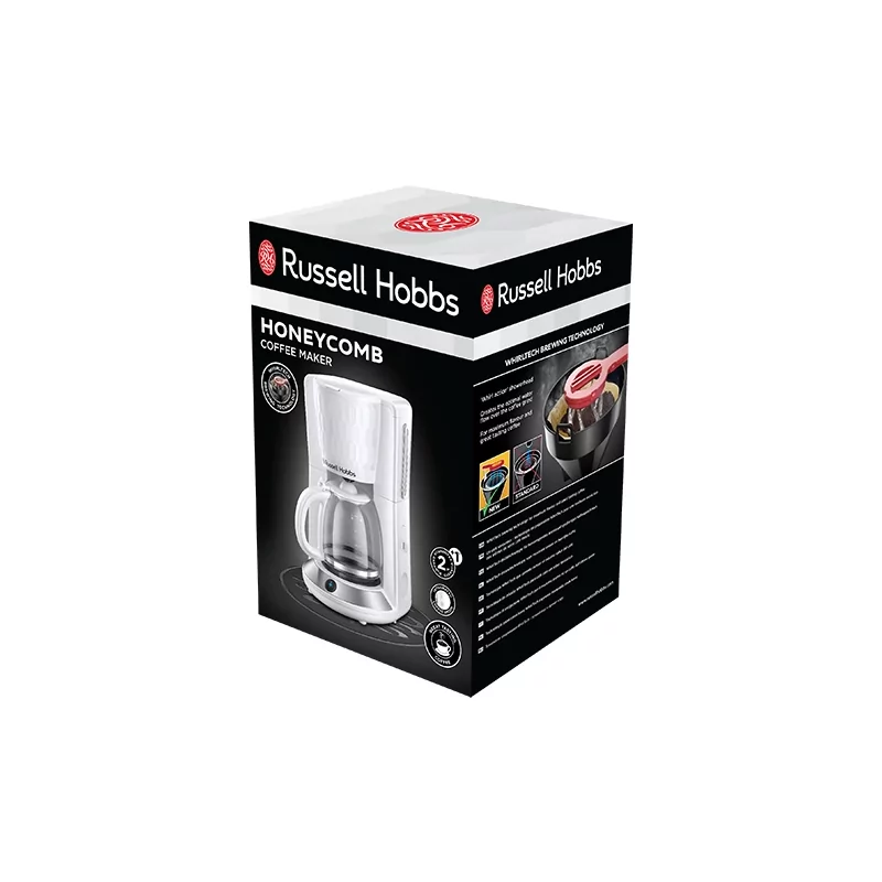Kontrolsat - Honeycomb White Coffee Machine - Russell Hobbs