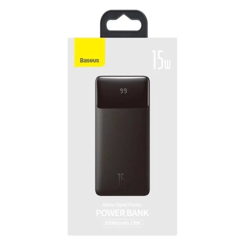 Kontrolsat - Powerbank Baseus Bipow 30000mAh -15W Black