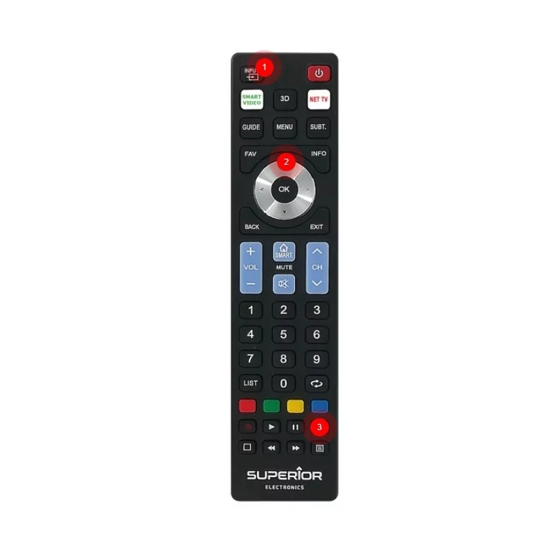Kontrolsat - Comando Ready5 Superior Electronics - LG / Samsung / Sony/ Philips / Panasonic