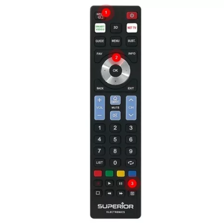 Kontrolsat - Comando Ready5 Superior Electronics - LG / Samsung / Sony/ Philips / Panasonic