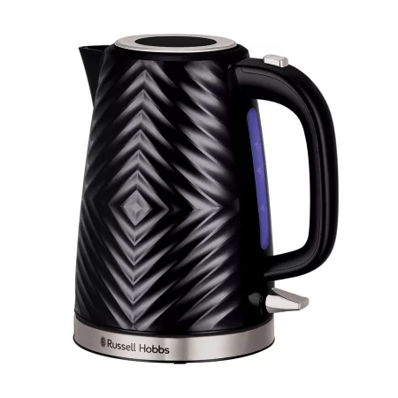 Kontrolsat - Russell Hobbs Kettle - Groove Black - 1.7L Kontrolsat - Russell Hobbs Kettle - Groove Black - 1.7L
