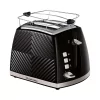 Kontrolsat - Russell Hobbs Toaster - Groove Black - 2 Slices - 26390-56