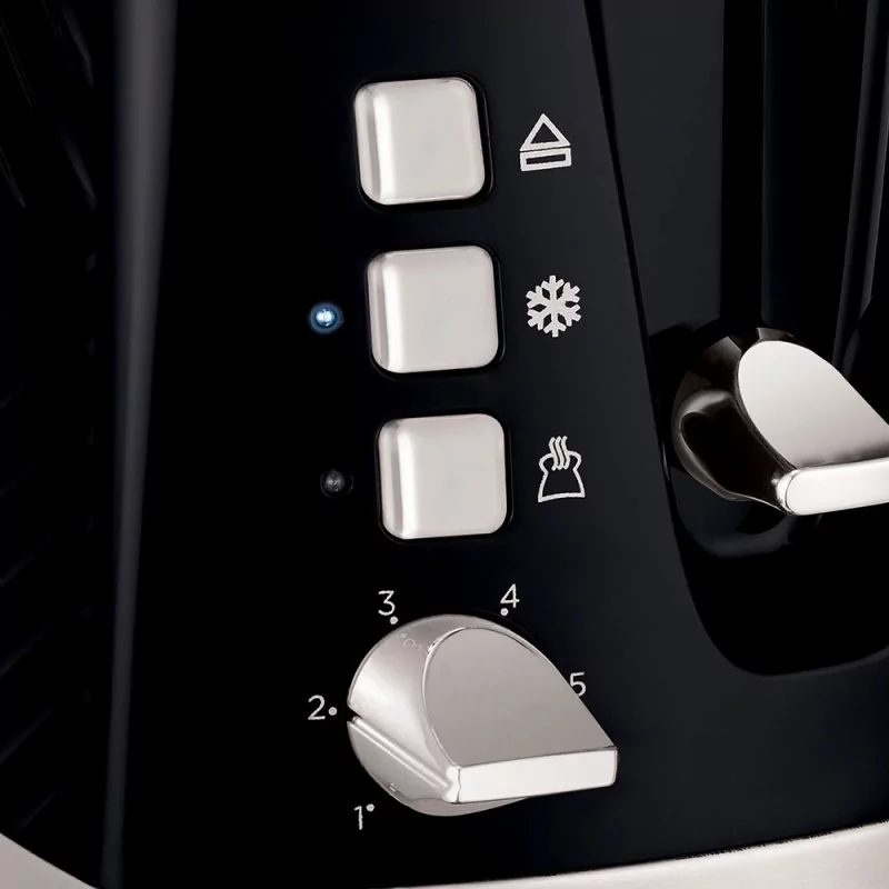 Kontrolsat - Torradeira Russell Hobbs - Groove Black - 2 Fatias - 26390-56