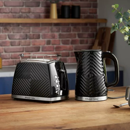 Kontrolsat - Torradeira Russell Hobbs - Groove Black - 2 Fatias - 26390-56