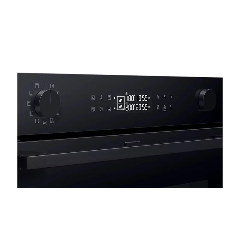 Kontrolsat - Forno de Encastre Samsung BESPOKE - NV7B4550VAK - (76L - Dual Cook Flex - Vapor Natural - Wi-Fi - Preto)
