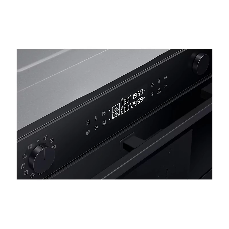 Kontrolsat - Forno de Encastre Samsung BESPOKE - NV7B4550VAK - (76L - Dual Cook Flex - Vapor Natural - Wi-Fi - Preto)