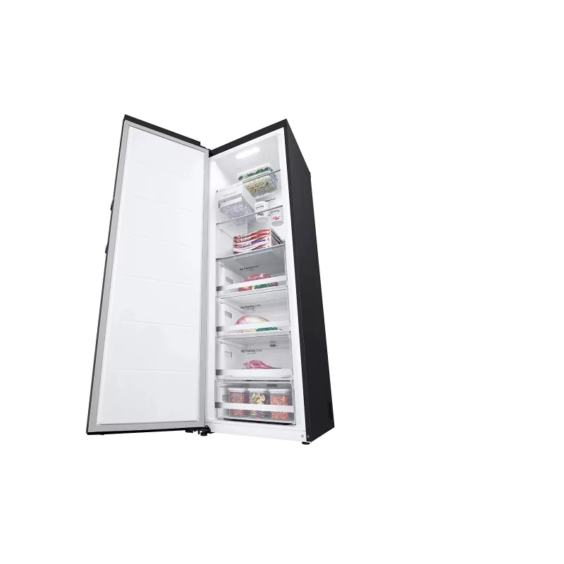 Kontrolsat - LG Upright Freezer - 324L - Class D - Black - GFM-61-MCCSF