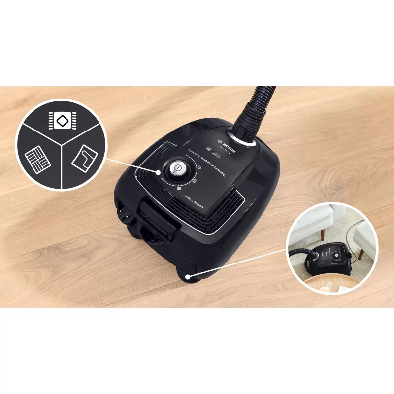 Kontrolsat - Bosch BGB38BA1 vacuum cleaner - 600W