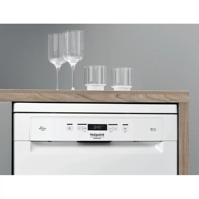 Kontrolsat - Hotpoint HFC3T232WG Dishwasher (14 Place Settings - 60cm - Class D)