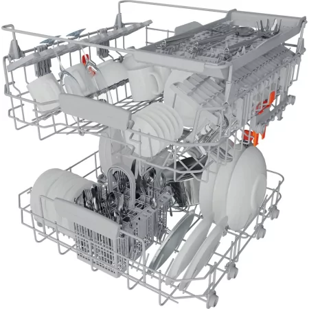 Kontrolsat - Hotpoint HFC3C41CWX Dishwasher (14 Place Settings - 60cm - Class C)