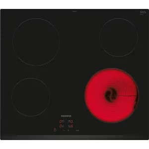 Kontrolsat - Placa de Vitrocerâmica SIEMENS ET63RBEA8E (Elétrica - 59 cm - Preto)